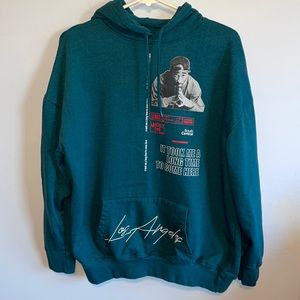 Tupac Poetic Justice Hoodie Size Large